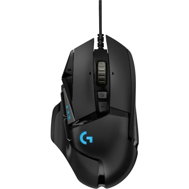 Logitech G502 HERO Gaming-Mus, 16000 DPI, 11 Knapper, Svart