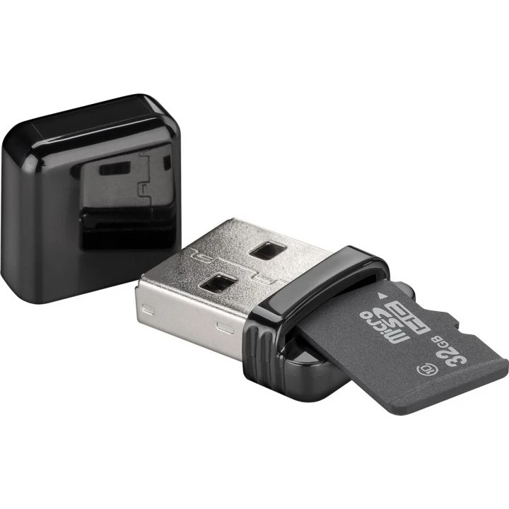 Goobay USB 2.0 Kortlæser for microSD, 480 MB/s