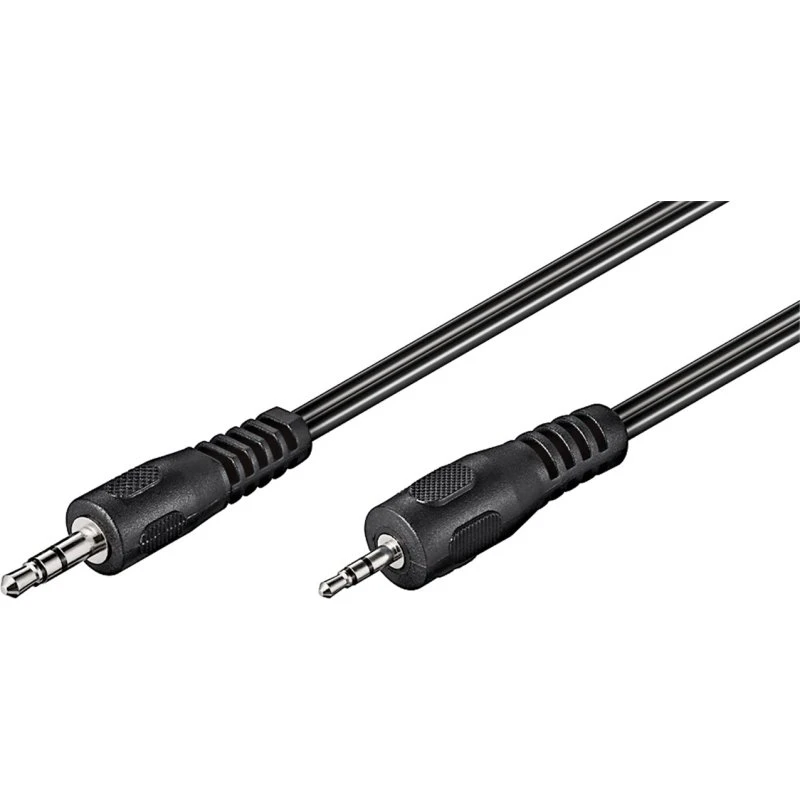 Goobay 3,5 mm til 2,5 mm AUX-kabel, 2 m, sort