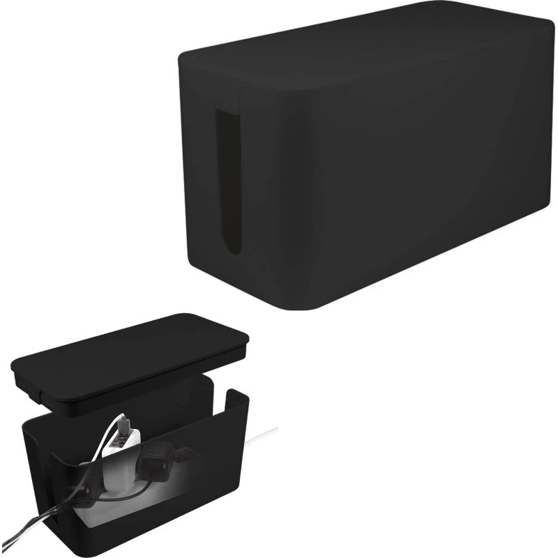 LogiLink Kabelboks Small Sort, 235x115x120 mm