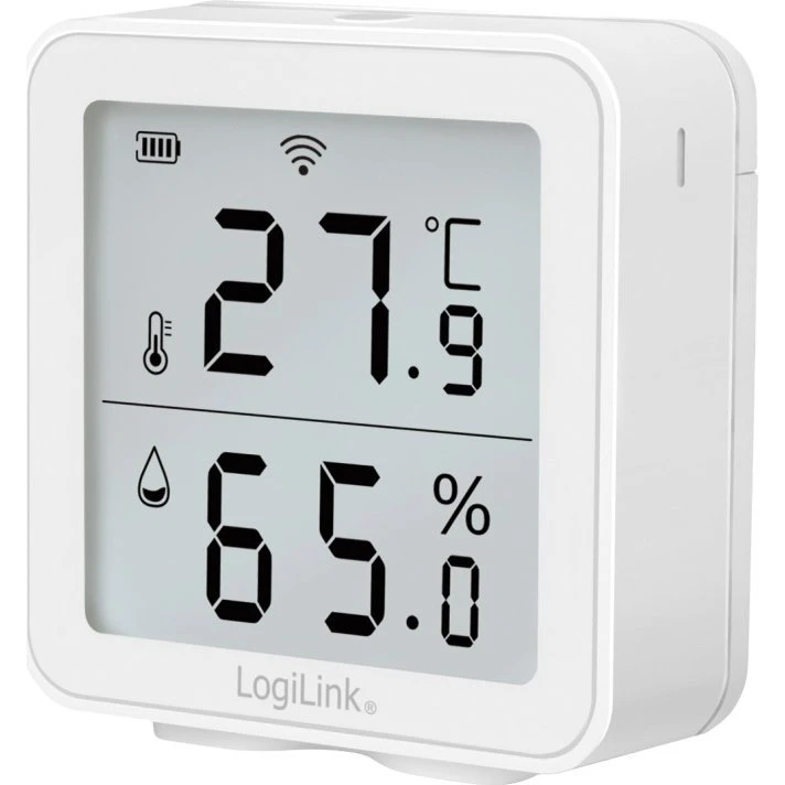 LogiLink Smart Termohygrometer WiFi Tuya med Display