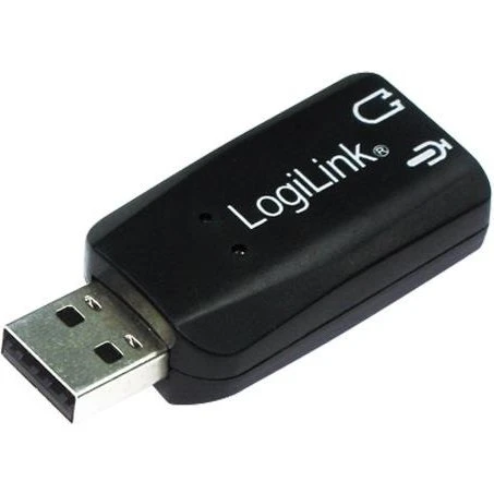 LogiLink USB 2.0 3D lydkort, 2-kanals stereo med mikrofon