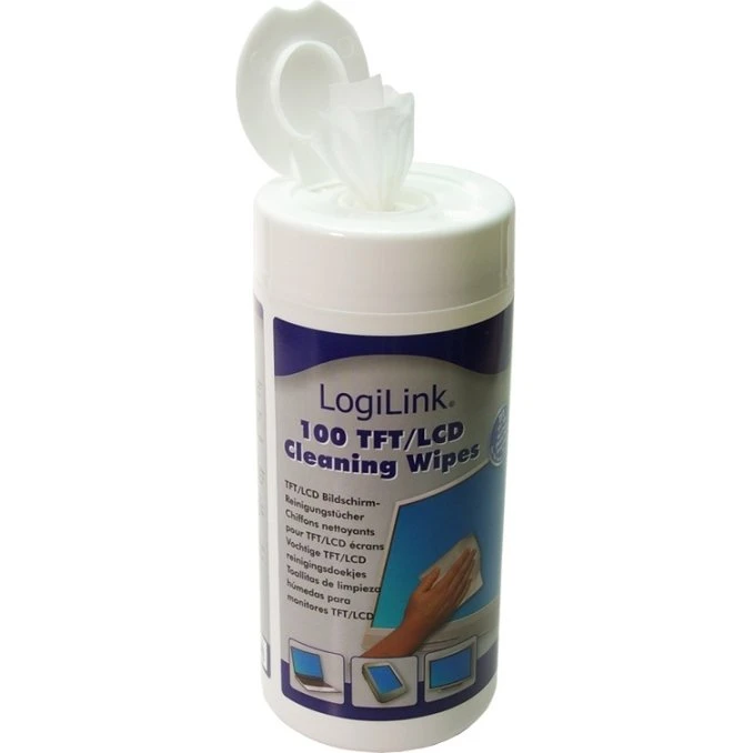 LogiLink Våtservetter LCD/LED 100-p L
