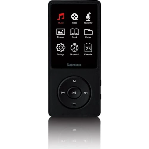 Lenco XEMIO-669BK MP3/MP4-afspiller, 2,4" TFT LCD, 8 GB, Sort