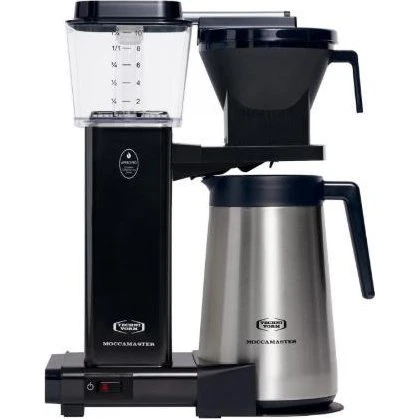 Moccamaster KBGT 741 Kaffemaskine, Sort med Termokande