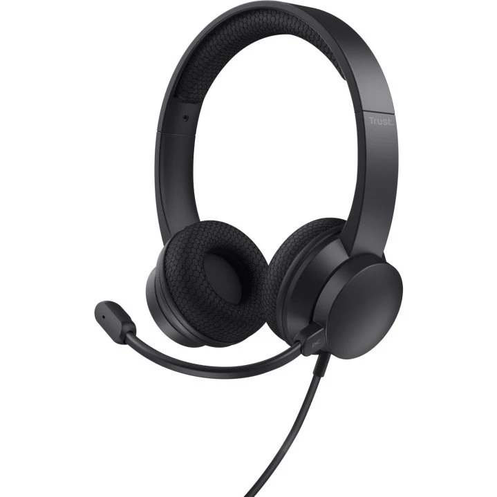 Trust Ayda PC-headset ENC USB Sort