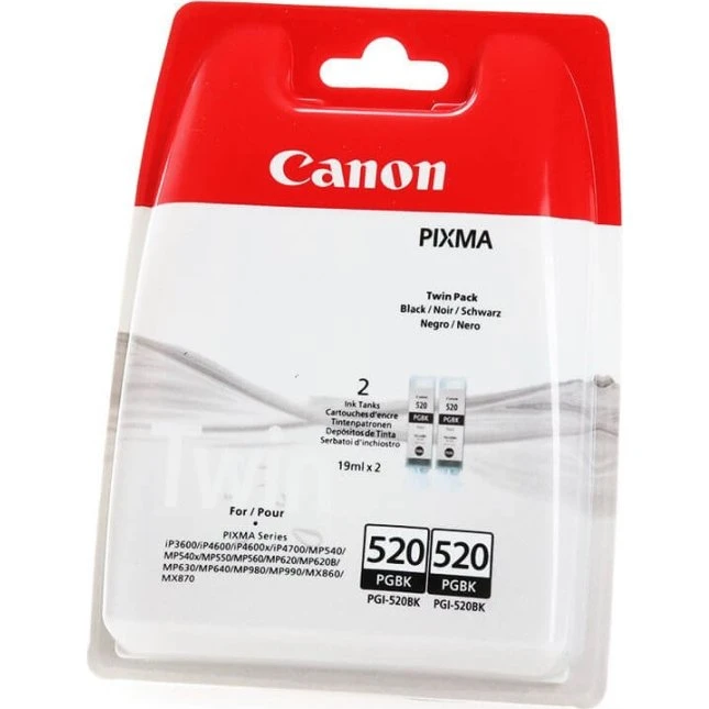 Canon PGI-520BK Twin Pack Sort 2 stk