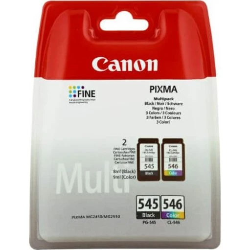 Canon PG-545/CL-546 Multipak 8287B005 Sort + Farve (8 ml)