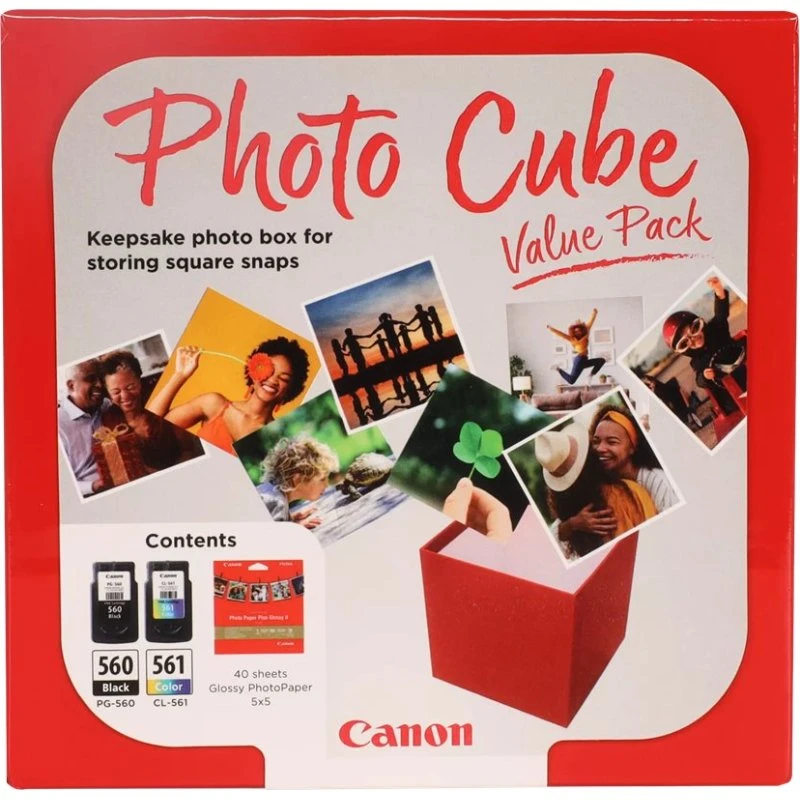 Canon PG-560/CL-561 Photo Value Pack - Farve + Pigmenteret Sort