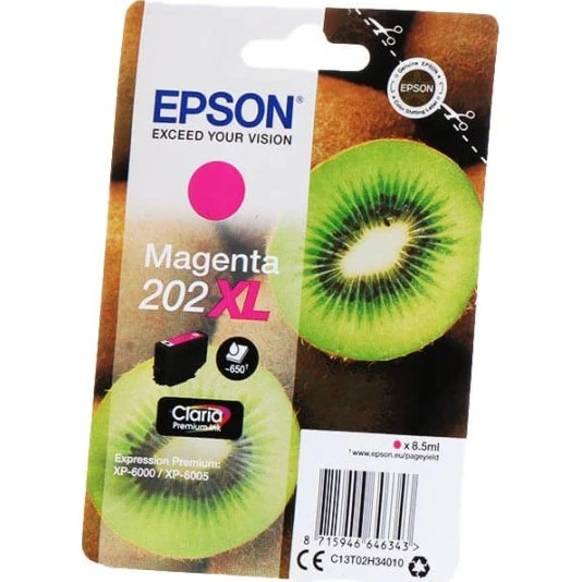 Epson 202XL Magenta 650 sider C13T02H34010