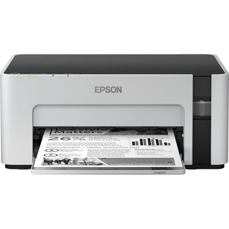 Epson EcoTank M1120 A4 WiFi Sort/hvid blækprinter