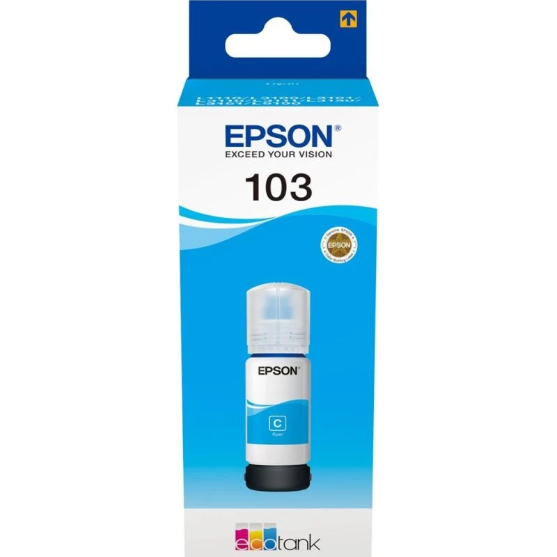 Epson 103 Cyan Blækrefill 65 ml Original
