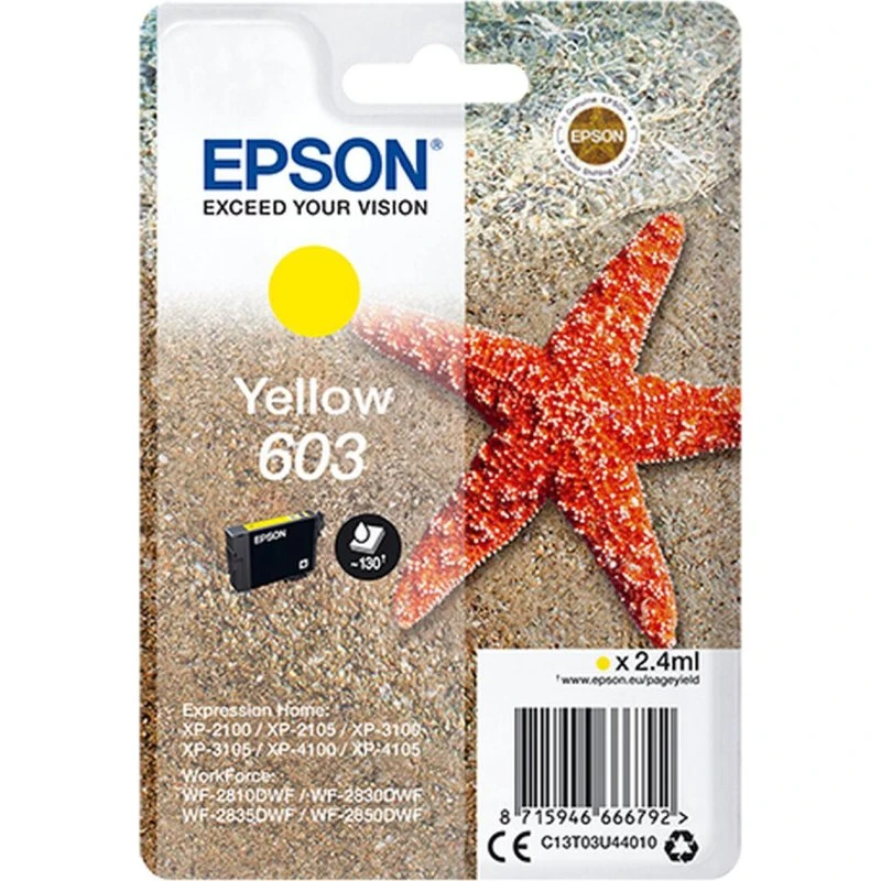Epson 603 Gul Original Blækpatron 2,4 ml