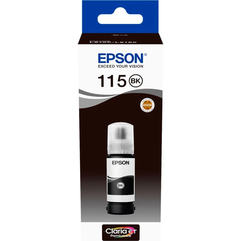 Epson 115 Sort Blækrefill 70 ml til L8160/L8180
