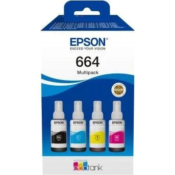 Epson 664 4-pak sort, cyan, magenta, gul (original)