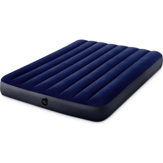 Intex Dura-Beam Luftmadras 137x191 cm blå