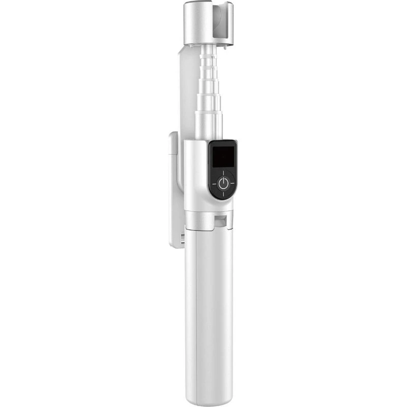 Dudao F18W Selfie-stang med stativ, 110 cm, hvid