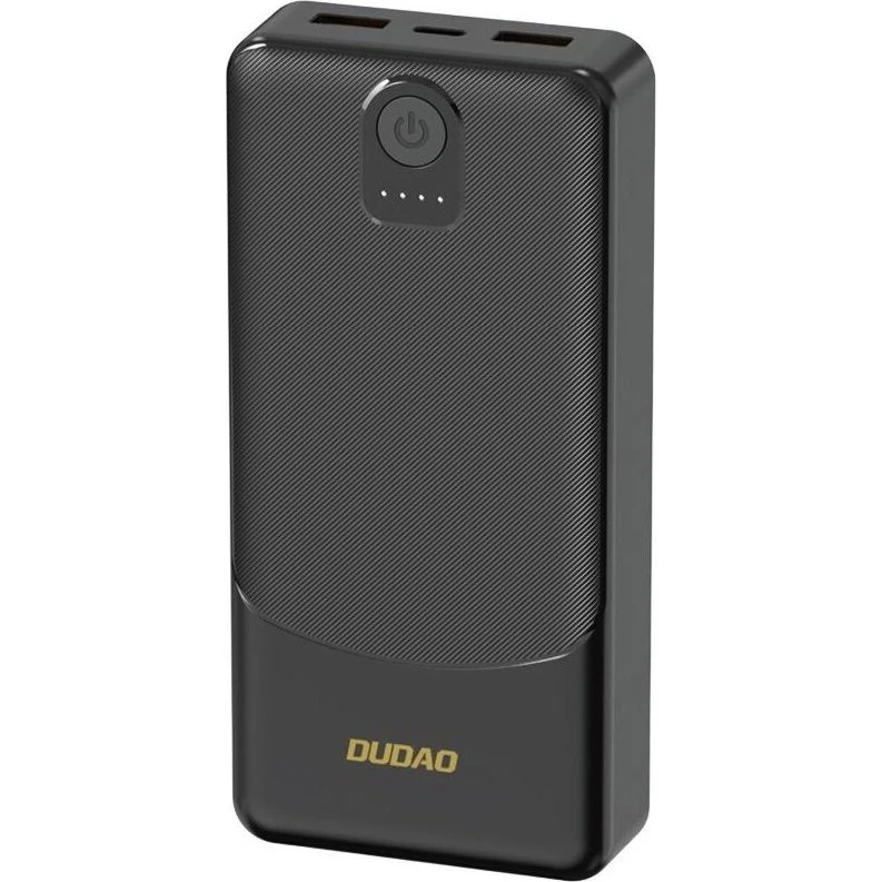 Dudao K10Pro 20.000 mAh Powerbank, Sort