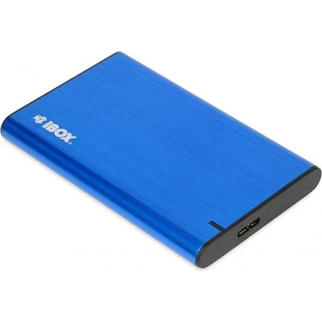 iBox HD-05 2,5" USB 3.2 Gen 1 ekstern harddiskkabinet, blå