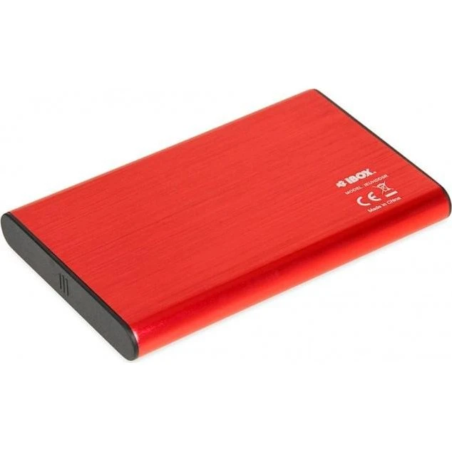 iBOX HD-05 2,5" USB 3.2 Gen 1 rød harddiskkabinet