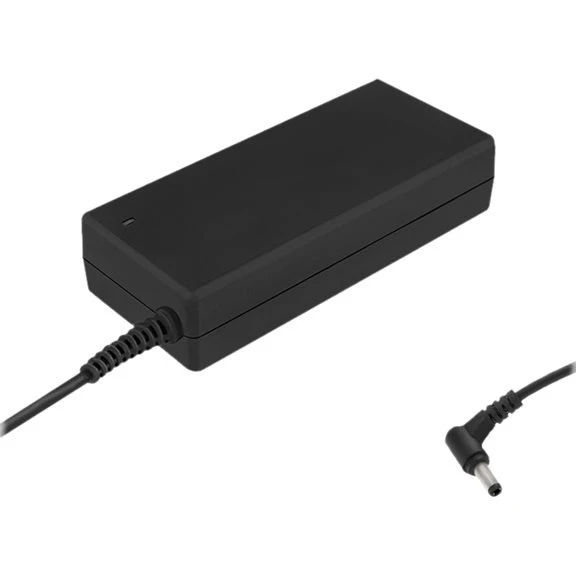 Qoltec Adapter 90W, sort