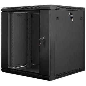 Lanberg Vægmonteret 19" Rackskab 12U Sort RAL 9004