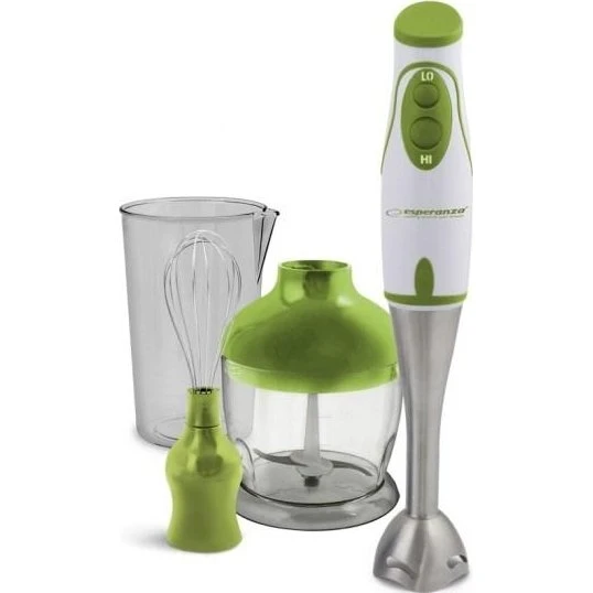 Esperanza EKM003G Stavblender 0,75 l Grøn/Hvid 450 W