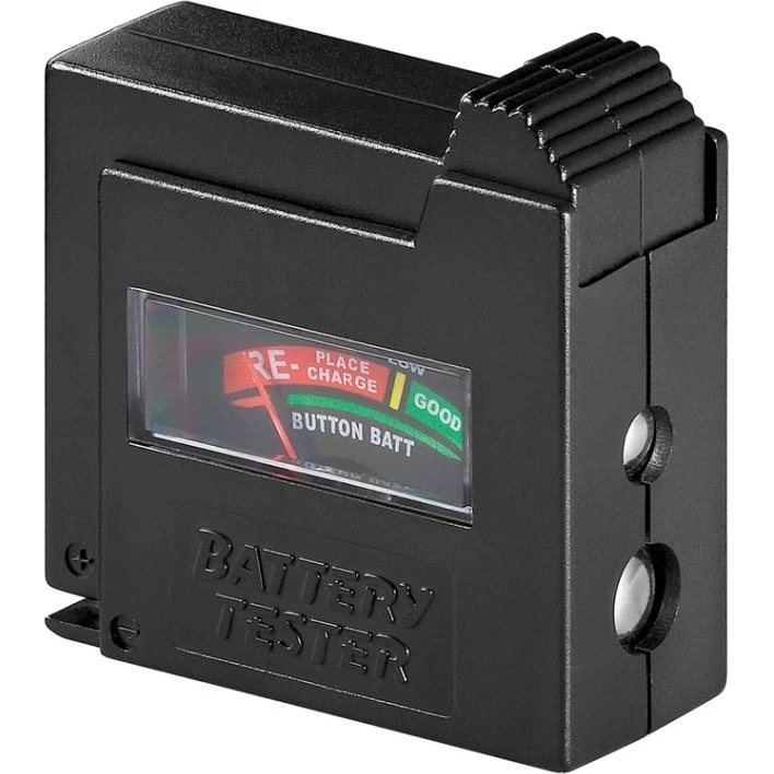 Goobay Batteritester 54020, Sort