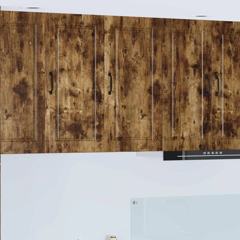 vidaXL Røget Eg Panel til Opvaskemaskine 40 x 31 x 80 cm
