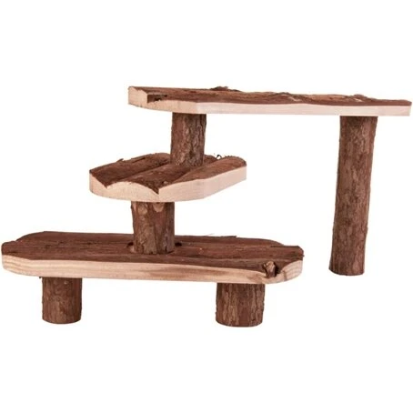 Trixie trappe i naturtræ til kaniner & marsvin 38x24 cm