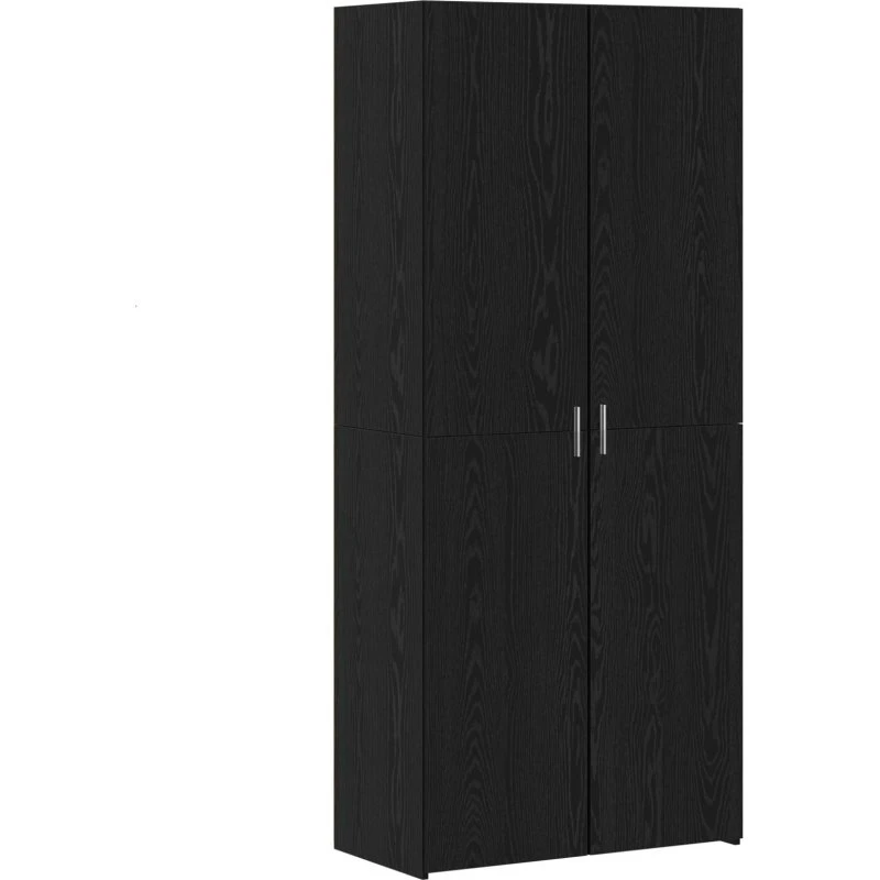 vidaXL Highboard 2 pc Sort Eg 80 x 42 x 185 cm