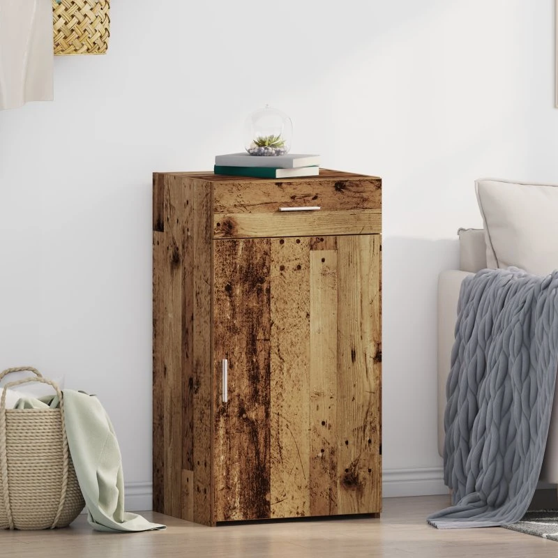 vidaXL Sideboard Gammelt Træ 50 x 42,5 x 93 cm