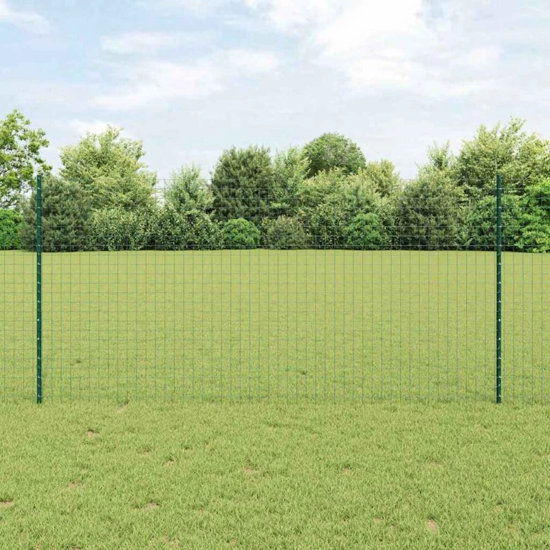 vidaXL Hegn med Post Grøn 1,2 x 25 m