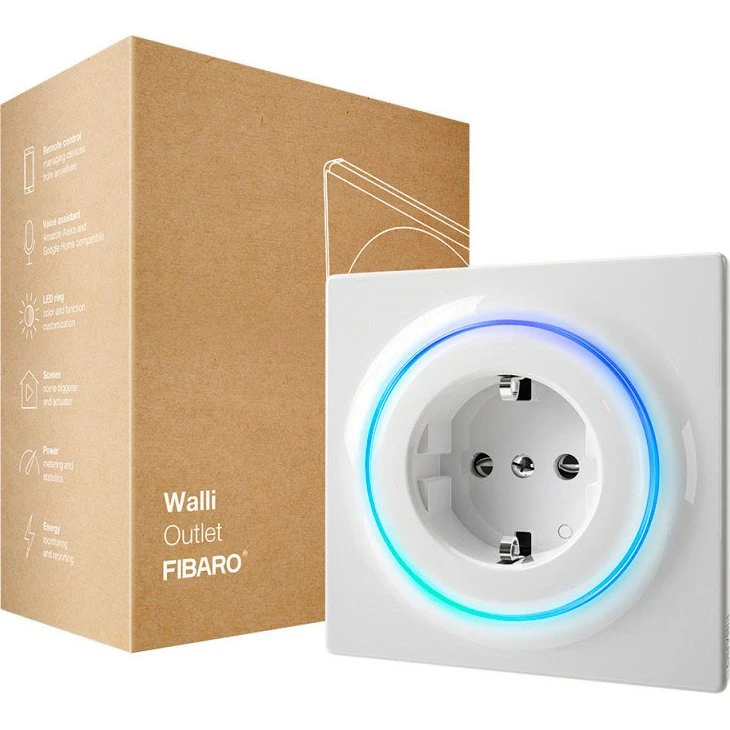 Fibaro Walli Outlet (FGWOF-011) Hvid