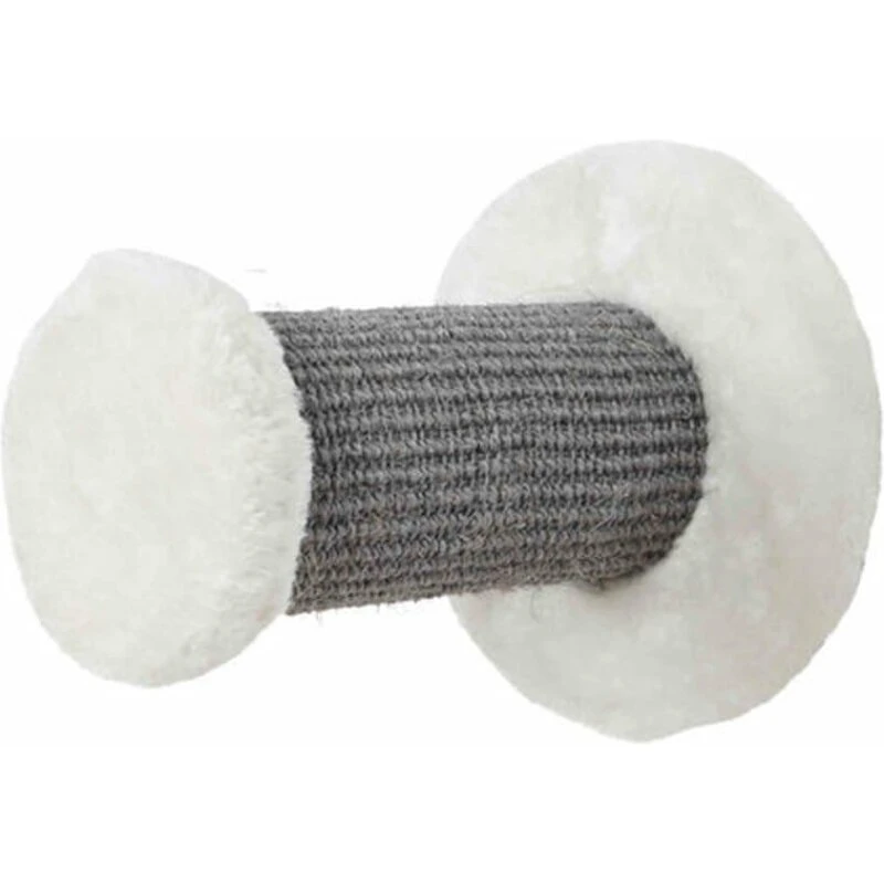 Trixie Kradsebræt vægmonteret Ø 18 cm hvid/grå