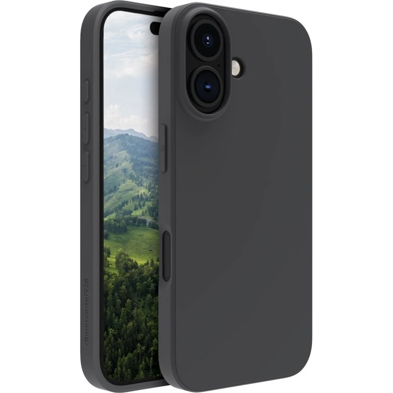 dbramante1928 Greenland Sort Plastikcover til Apple iPhone 16