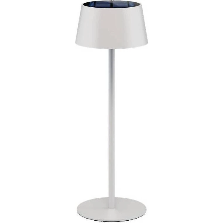 Goobay Trådløs LED-bordslampe med solcelle, hvid, touchkontrol, 30-150 lm