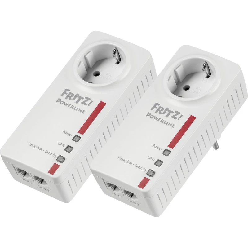 AVM Fritz!Powerline 1220E 1200 Mbps Powerline Adapter Sæt