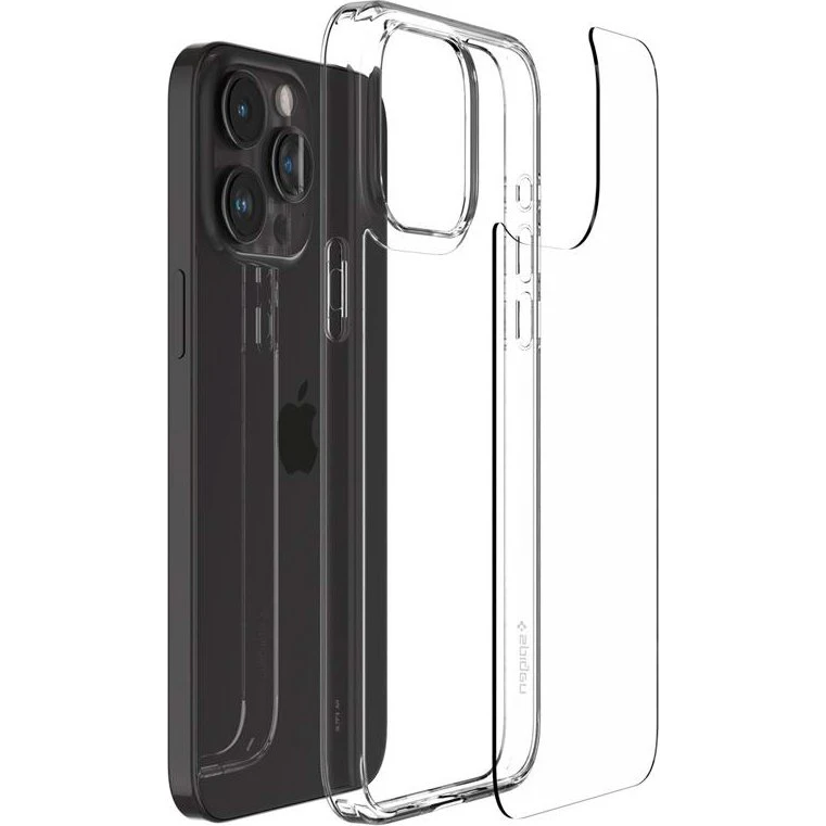 Spigen Air Skin Hybrid - Crystal Clear til iPhone 15 Pro Max