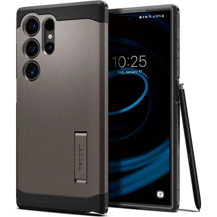 Spigen Tough Armor Gunmetal - Samsung Galaxy S24 Ultra