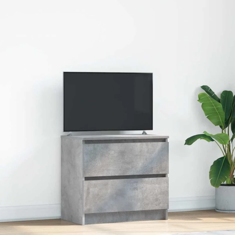 vidaXL tv-bord 60x35x54 cm konstrueret træ betongrå