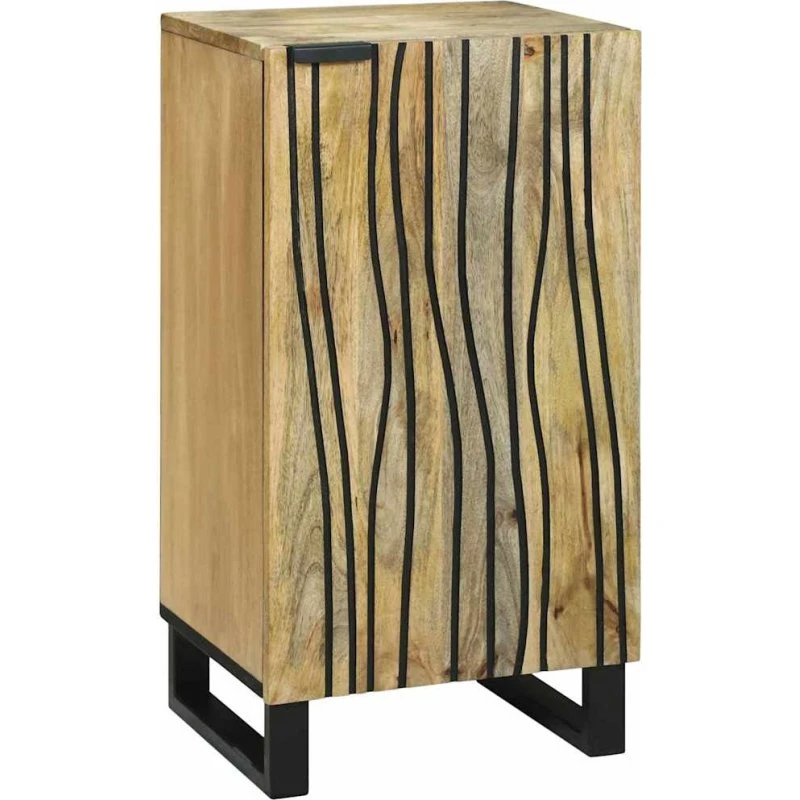 vidaXL Sideboard Brun 40 x 33 x 75 cm i Massivt Mangotræ