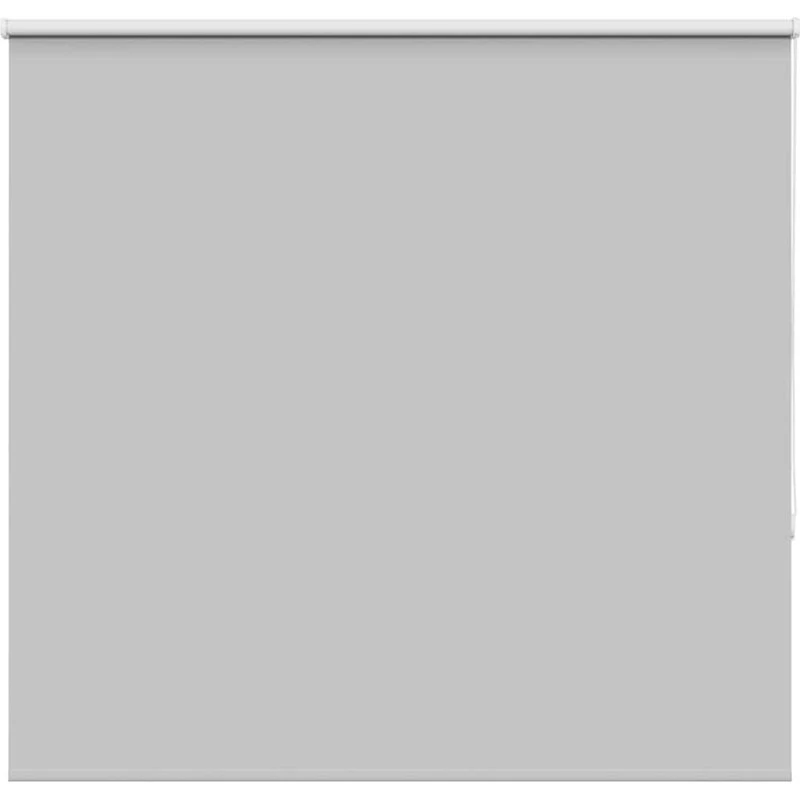 vidaXL Rullegardin Mørklægning 150x175 cm, Lysegrå, 100% Polyester