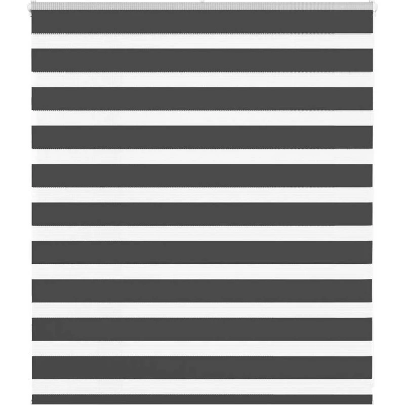 vidaXL Zebragardin Sort 120x100 cm, 100% Polyester