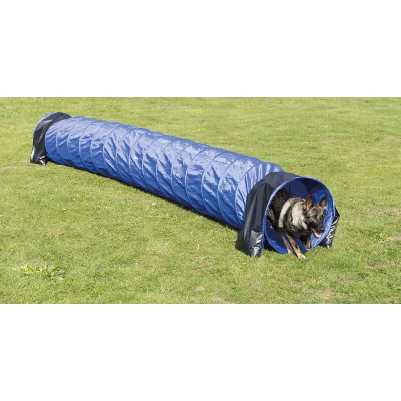 Trixie Agility tunnel 5 m x 60 cm (blå)