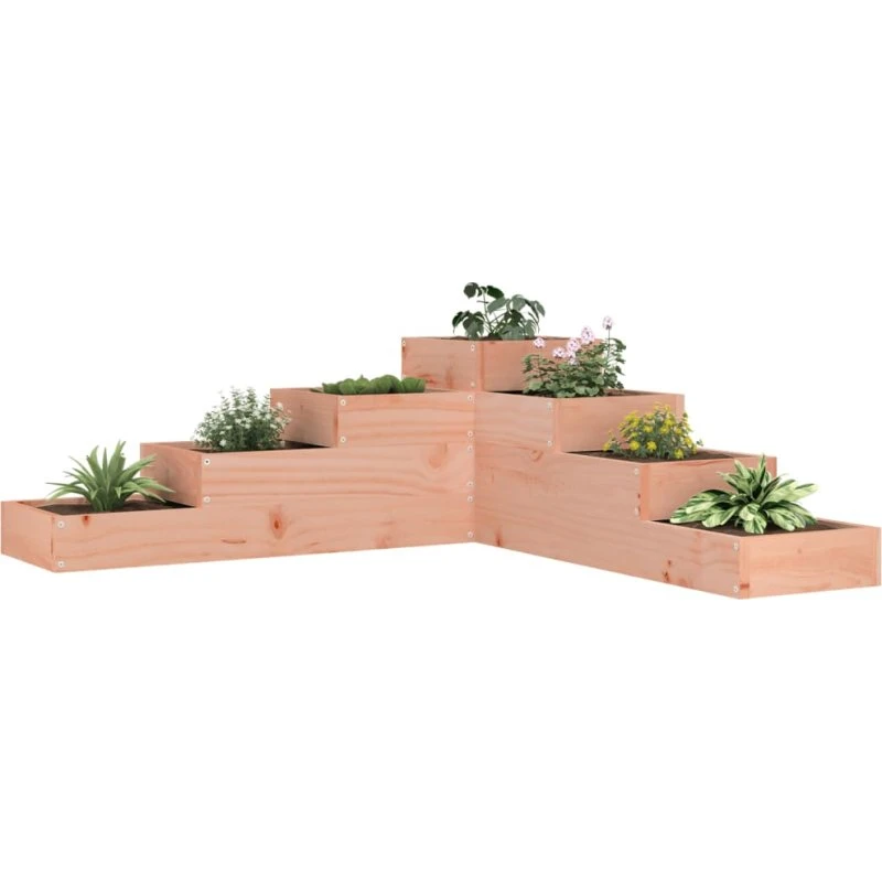 vidaXL 4-lags haveplantekasse 106x104,5x36 cm Douglas