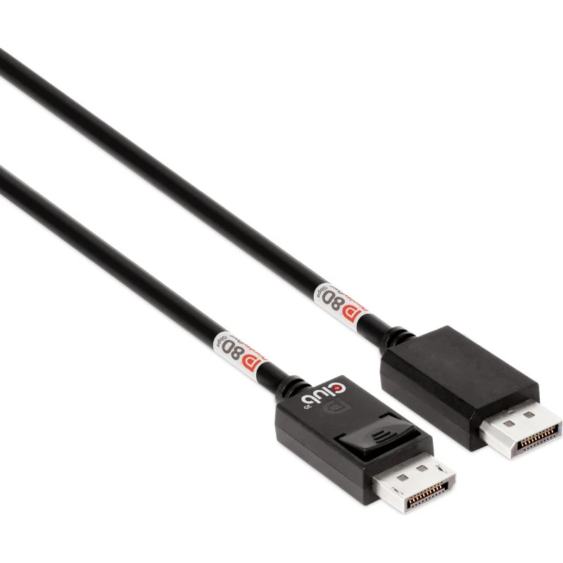Club3D DisplayPort 2.1 kabel 1,6 m sort