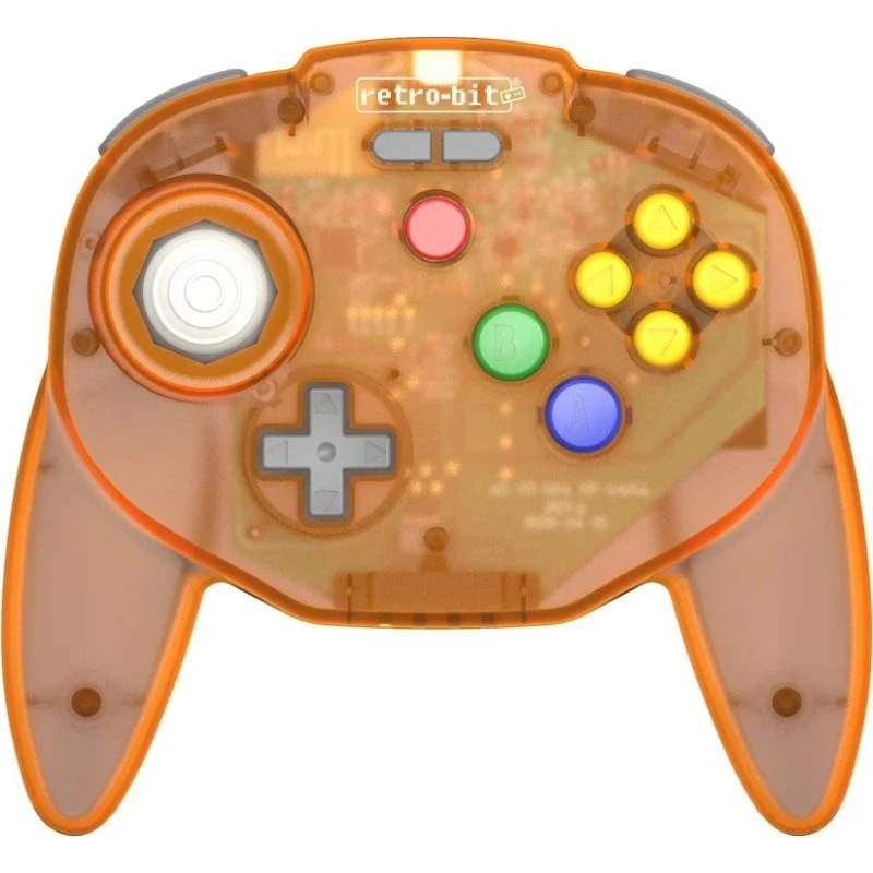Retro-Bit Tribute 64 Wireless Orange Hawk V2