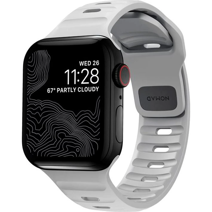 Nomad Sport Strap M/L Grå til Apple Watch 42-49mm