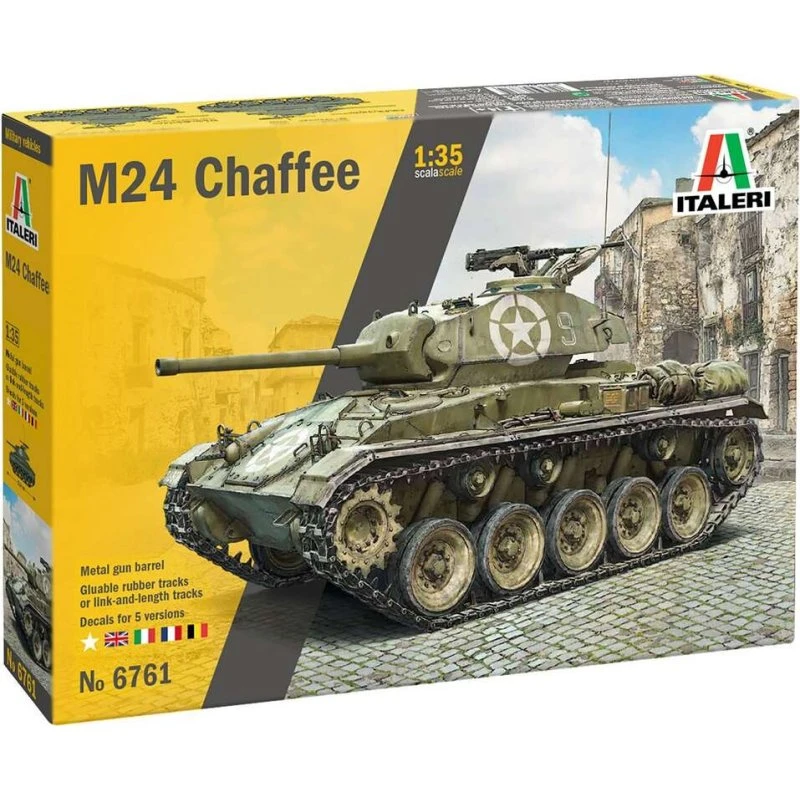 Italeri M24 Chaffee Modeltank 1:35 Byggesæt